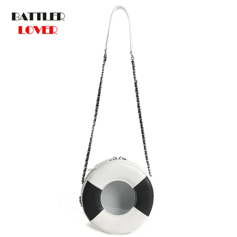 

HOT Circular Design Fashion Women Shoulder Bag Leather Women's Crossbody Messenger Bags Ladies Purse Female Round Bolsa Handbag