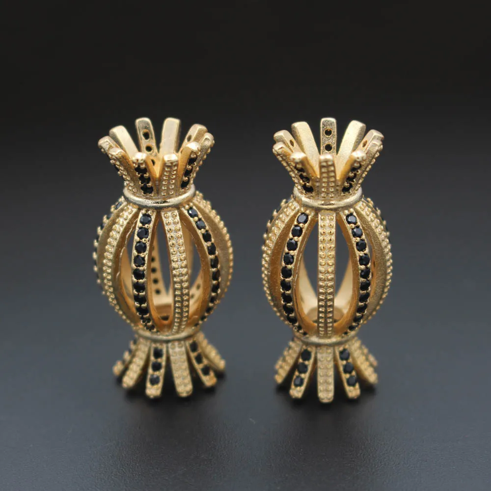 10 шт. фианиты микрозакрепка большие филигранные конфетные шарики многожильные