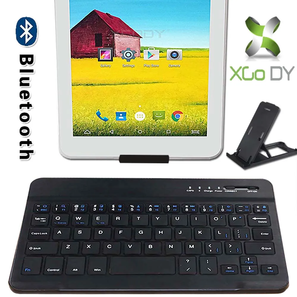 

Wireless Keyboard Wireless Bluetooth Keyboard for XGODY T73Q 7 Inch / XGODY V7 Tablet Rechargeable for Android Ios Windows