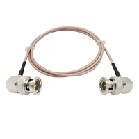 bnc male to male right angle rg179 coax cable plug to plug connector for bmcc video blackmagic camera sdi camera camcorder