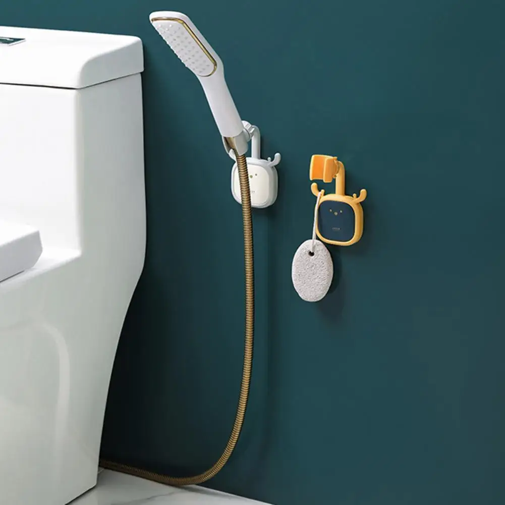 

Плотная бесшовная наклейка яркого цвета, держатель для душа из АБС-пластика, кронштейн для душевой лейки, настенный держатель для ванной ко...