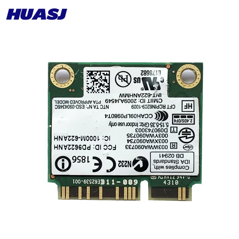 Huasj Advanced-N Intel 6200 622ANHMW  (2, 4   5 ) 2x2 MINI PCI-E 300 /