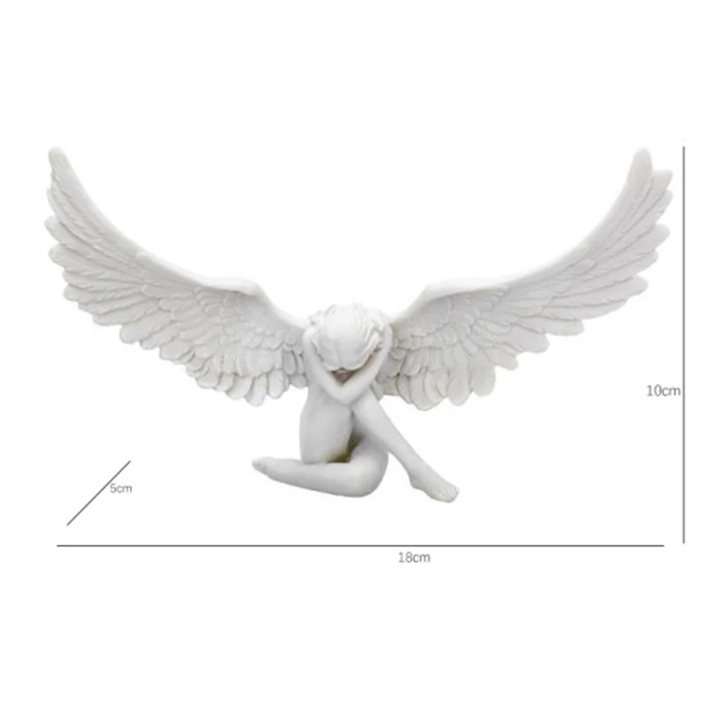 

Angel Fairies Mother Figurine Resin Ornament for Garden Home Art Decoration Accessories MD7