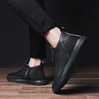 mens shoes casual loafers sneaker casual shoes leather men sneakers man male shoe causal for black sports fashion mens