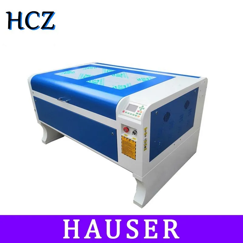 Бесплатная доставка HCZ 80 Вт co2 лазерная 6090 Лазерная гравировальная машина
