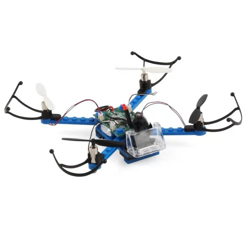 CSOC DIY RC дроны строительные блоки Дрон 2 4G 4CH мини 3D кирпичи Квадрокоптер сборка