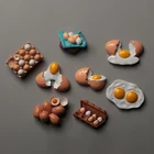Яйцо сумка в форме лотоса яйца 3D магнит на холодильник паста Магнитная паста Моделирование питания с магнитной застёжкой холодильник с магнитной застёжкой