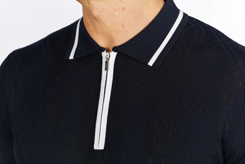 

Billionaire polo shirt silk men 2021 New summer embroidery lapel short sleeve Solid color quality zipper big size M-4XL