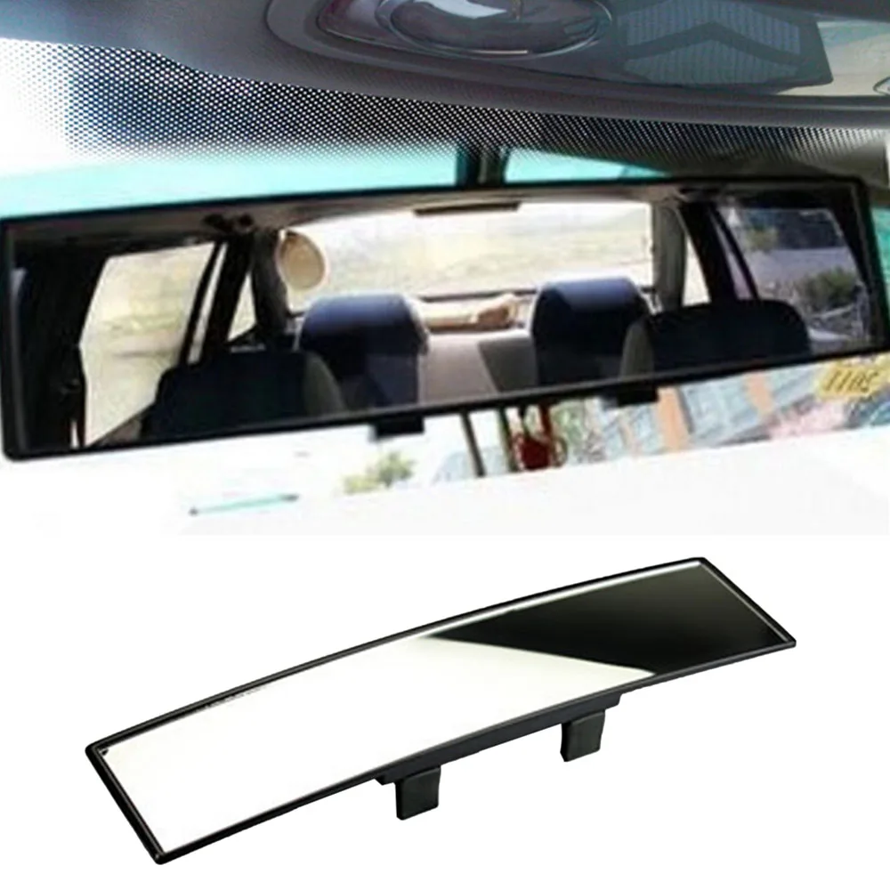 

1PC Panoramic Interior Clip On Wide-Angle Rear View Mirror Car Proof Mirror Outlook Interior Interior Clip On Rear View Mirror