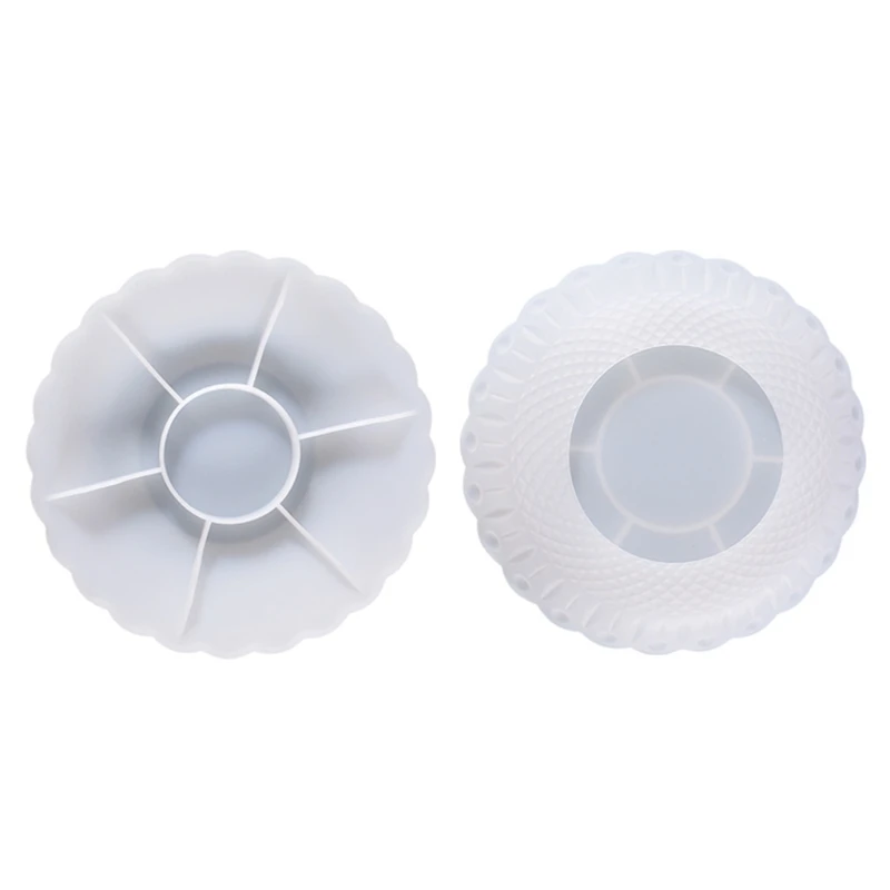 

DIY Crafts Fruit Storage Tray Epoxy Resin Mold Dish Bowl Plate Silicone Mould