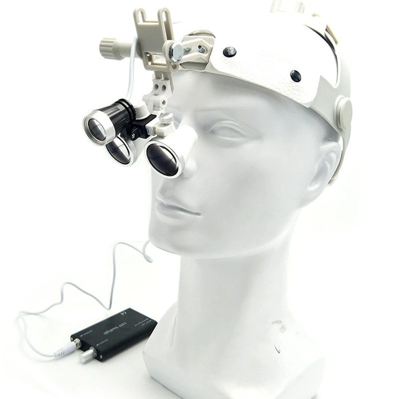 Стоматологическая хирургическая лупа регулируемый бинокль светодиодный