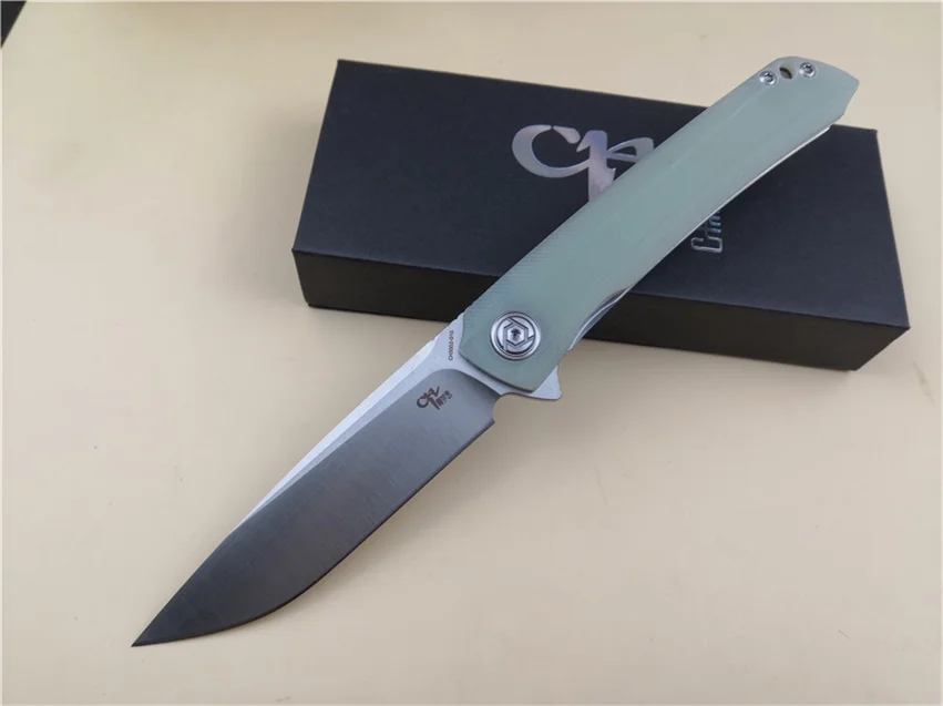 jade Бренд CH 3002-G10 складной нож D2 лезвие G10 ручка карманный EDC шариковый подшипник Утилита открытый кемпинг тактический нож ручной инструмент - Цвет: jade