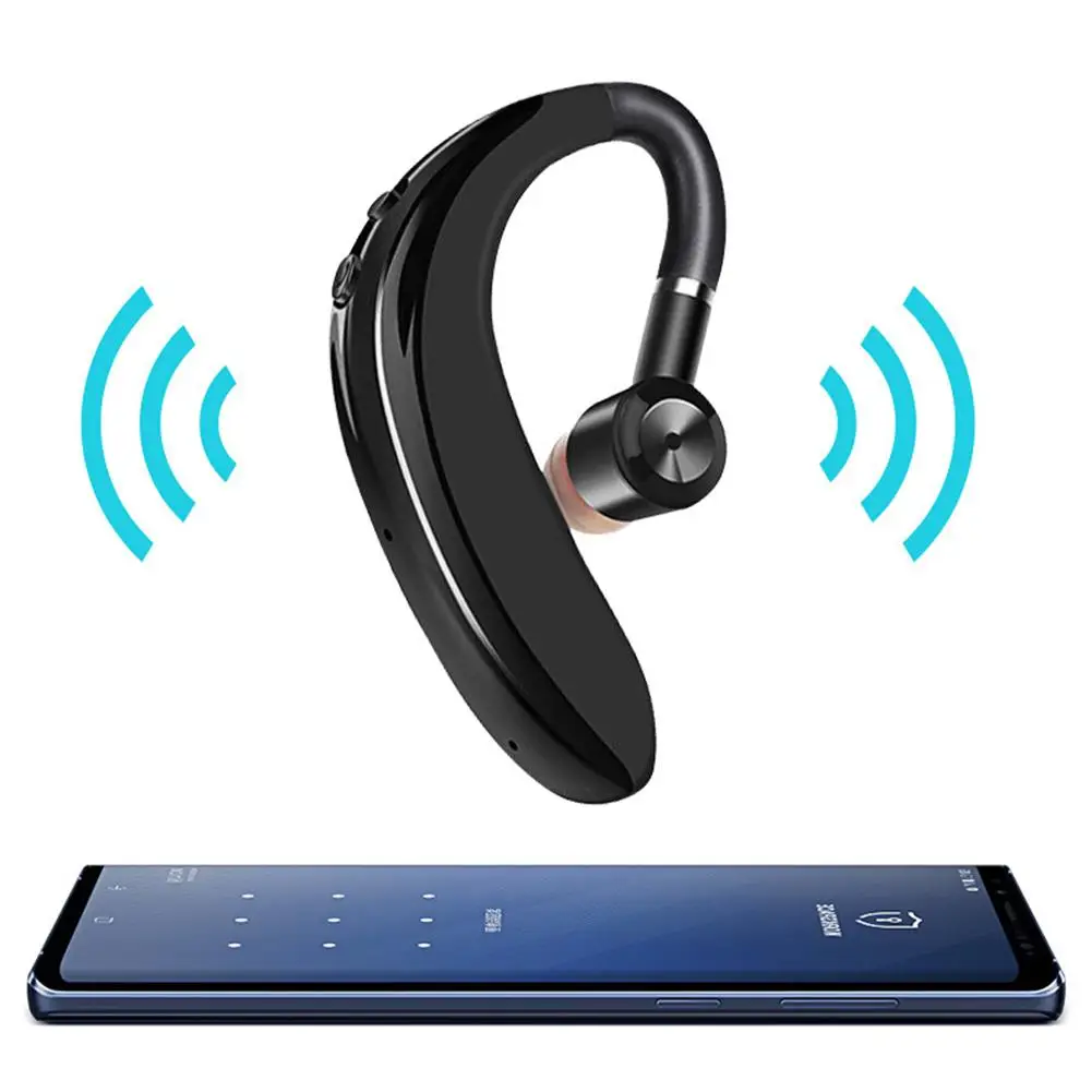 

S109 Wireless Bluetooth Single Earhook Business Long Standby Car Driver Earphone