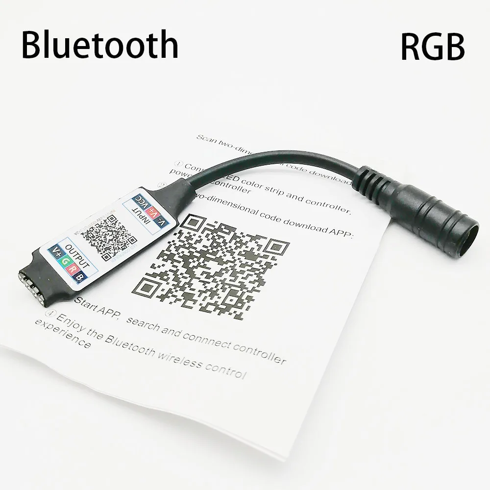 1 шт. мини-контроллер DC5-24V совместимый с Bluetooth для смартфонов 5050 3528 штекер на
