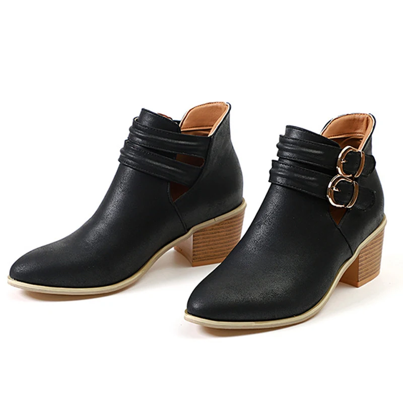 HEE GRAND/женские ботильоны коллекция 2018 года зимние модные ботинки в стиле ретро с