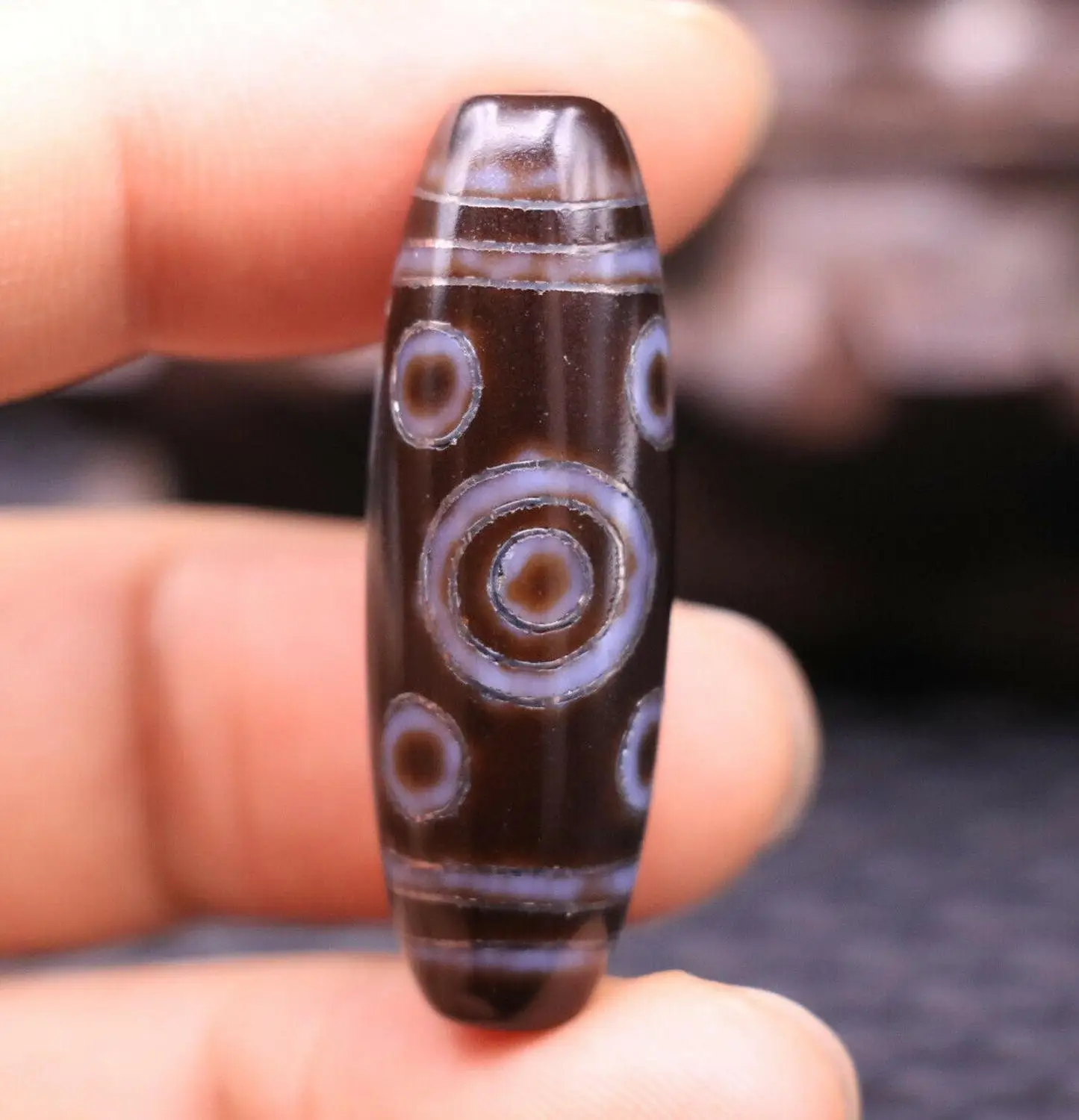 Волшебные тибетские старые масляные Агаты 11 глаз золотые инкрустированные