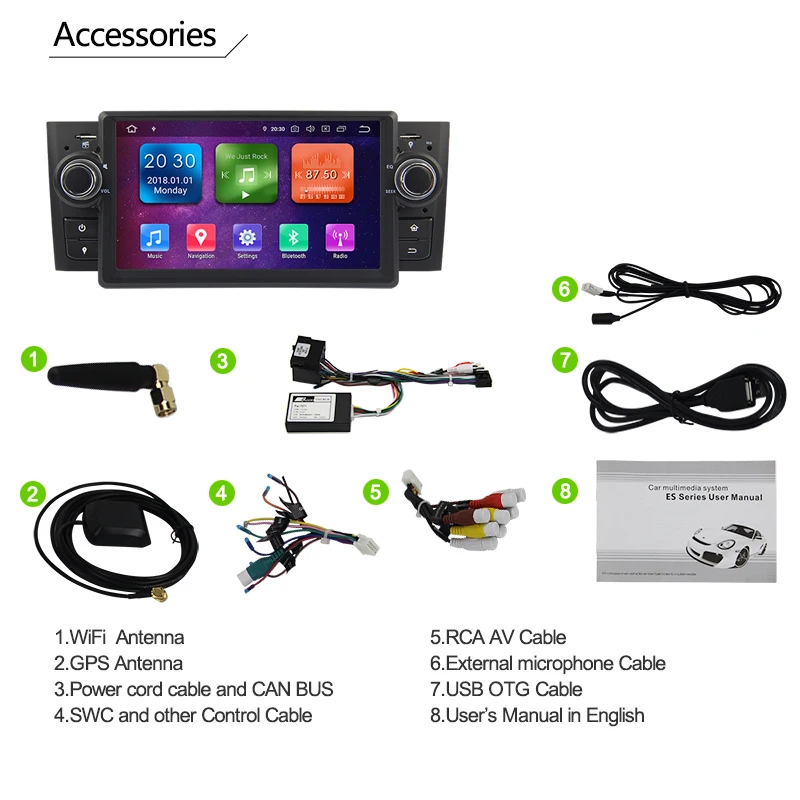 Android 9,0 Восьмиядерный 4G ram 64G rom gps навигация " автомобильный DVD мультимедиа для Fiat Grande Punto/Linea 2007-12 с радио/BT/RDS