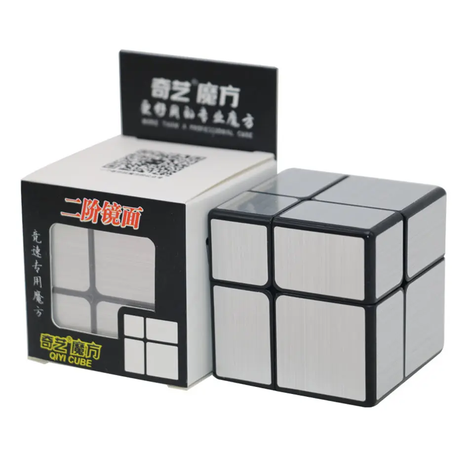 Зеркальный Кубик Рубика QIYI Neo Mini 2x2 профессиональная головоломка кубик