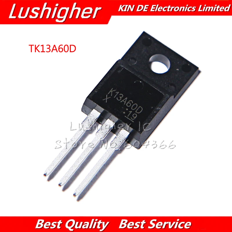 10 шт. TK13A60D TO-220F K13A60D TO220F TK13A60 до 220 N-Channel | Электронные компоненты и принадлежности