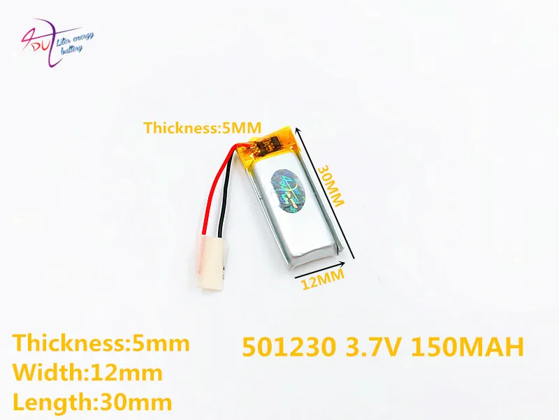 051230 501230 150 мАч BT150 Bluetooth гарнитура 3 7 В литий-полимерный аккумулятор | Электроника