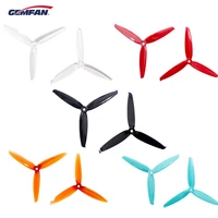 2 pairs gemfan flash 6042 6x4 2x3 6 inch 3 blade pc cw ccw propeller for rc models multicopter frame esc spare part