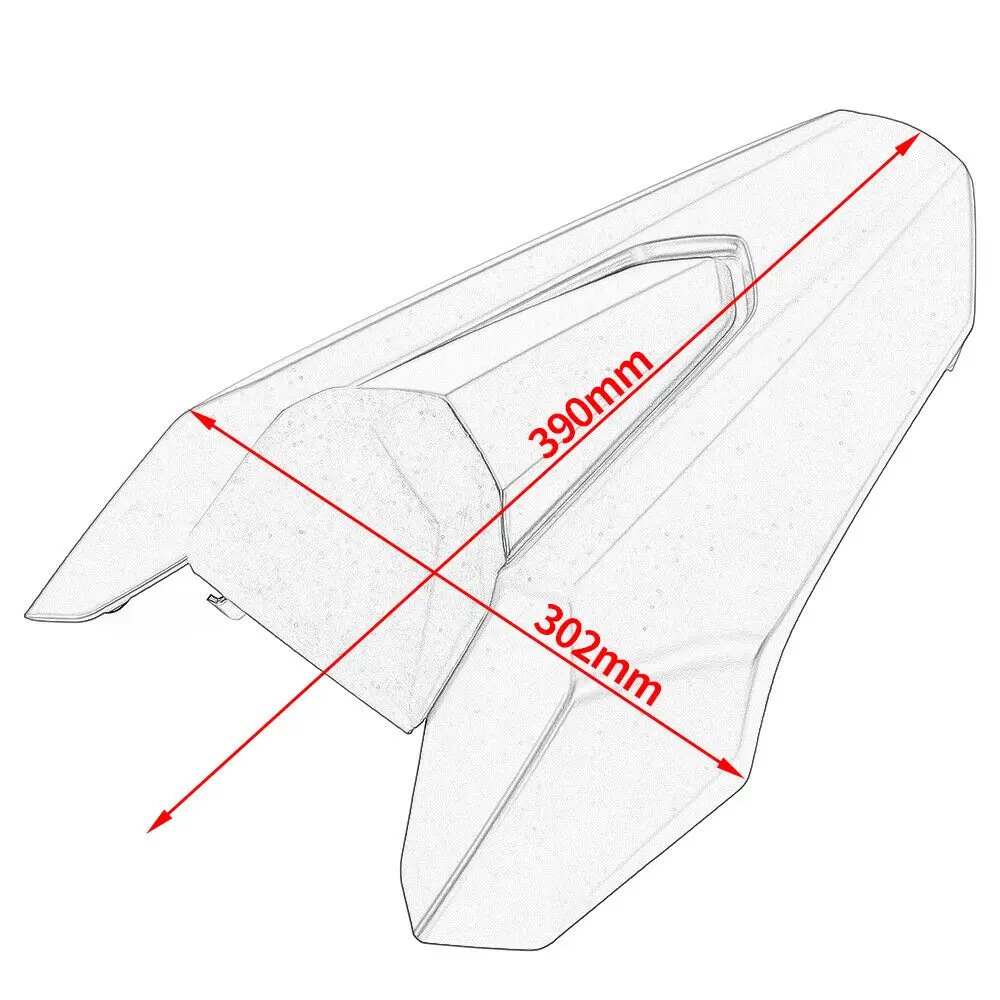 Накладка на заднее сиденье для Honda CB650R CB 650 R CBR650R CBR 650R 2019 2020 2021 аксессуары