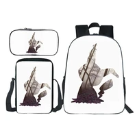 anime school bags teen backpacks fashion cartoon casual bookbag big capacity travel bag boys girls bag pencil case shoulder bag