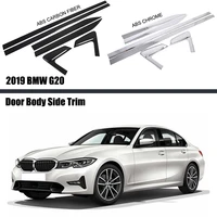 for bmw g20 2019 2020 2021 car accessories abs chrome side door body molding moulding trim