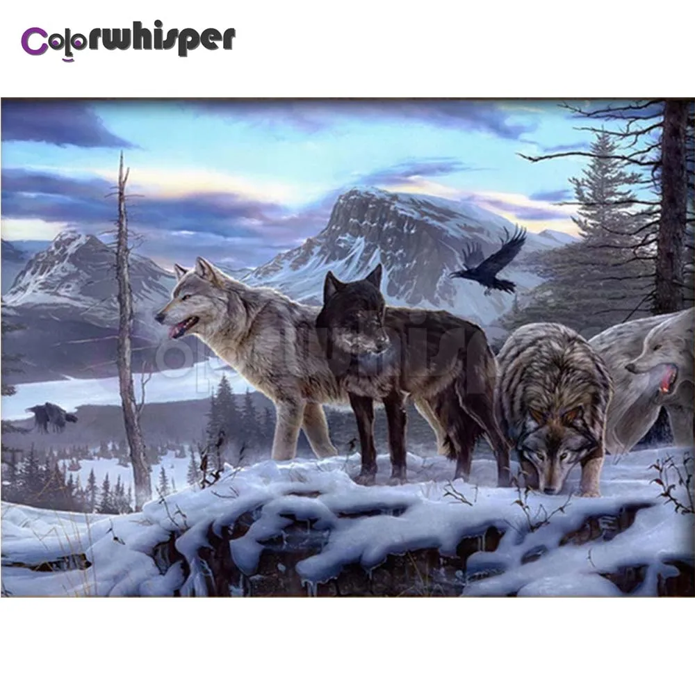 

Алмазная живопись полный квадратный/круглый дрель волк 5D алмазная живопись вышивка крестиком Кристалл Мозаика картина настенное искусств...