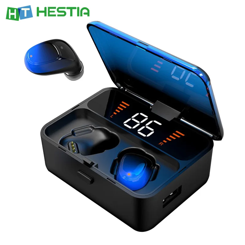 Беспроводные наушники для Android настоящие беспроводные Bluetooth 5 0 Touch 9D спортивная