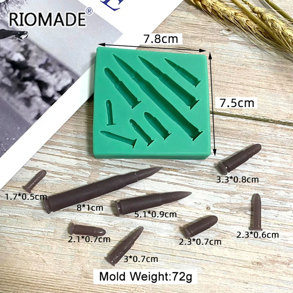 

Форма для конфет пуля из силикона