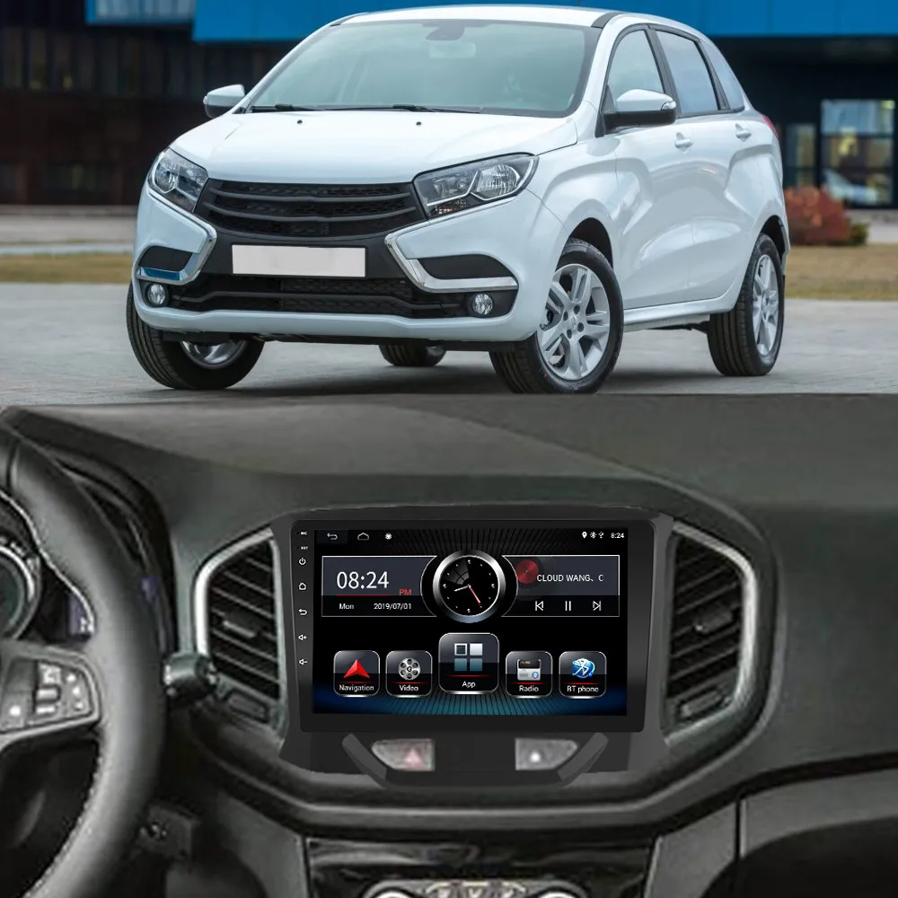 Автомобильный DVD-плеер 2 Гб ОЗУ Android 8 1 для LADA Xray 2015 2016 2017 2018 2019 мультимедийный видео