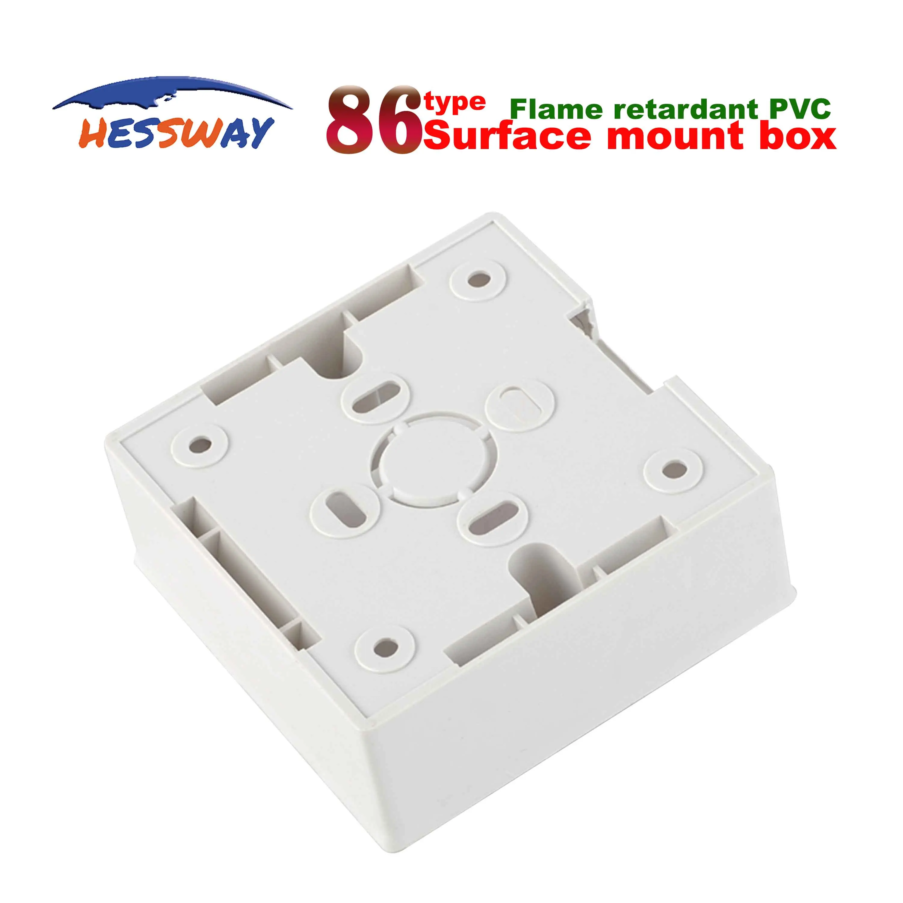 86*86 мм крепление задняя коробка для розетки на глубину 35 мм/42 мм/50 мм на выбор