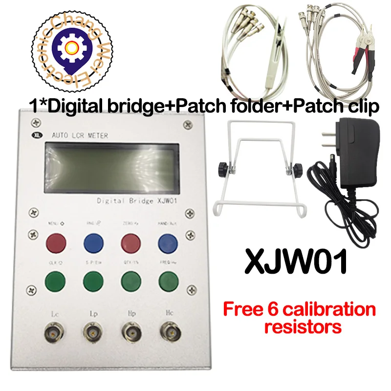 XJW01 0.3% LCR digital bridge tester bridge tester resistance, inductance, capacitance ESR Test Finished Product Kit