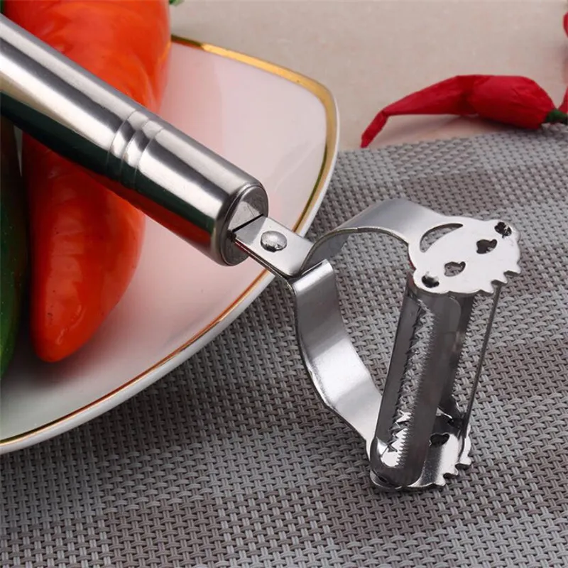 

Stainless Steel Multi-function Vegetable Peeler Julienne Cutter Julienne Peeler Potato Carrot Grater Slicer Zester Kitchen Tool