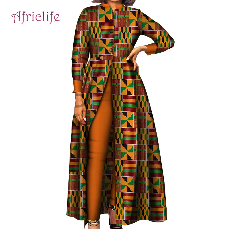 2021 размера плюс с длинным Тип костюм в африканском стиле женская одежда Самый