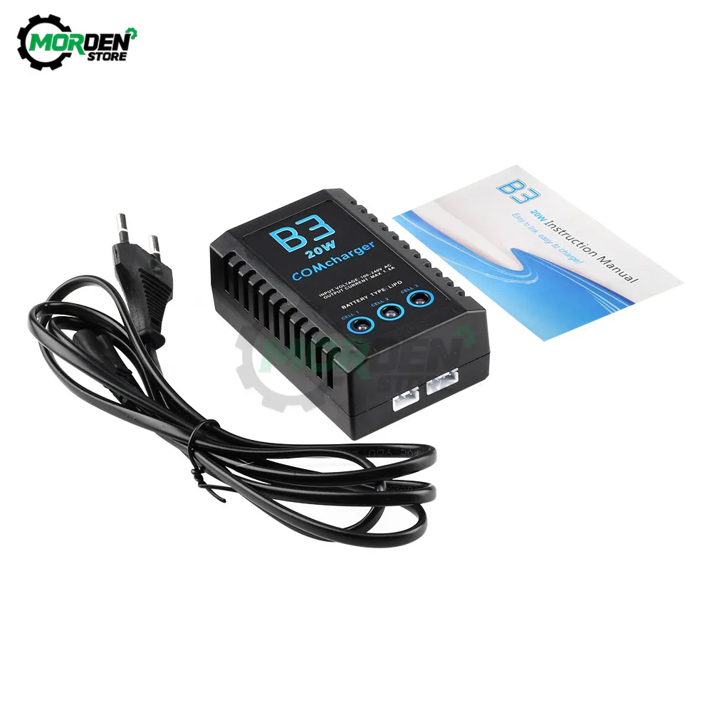 Сбалансированное зарядное устройство 20 Вт 1 6 А для iMaxRC iMax B3 Pro Compact 2S 3S Lipo