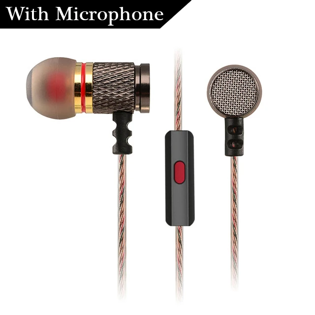 Gold with MIC KZ EDR1 специальное издание Позолоченные наушники с микрофоном 3,5 мм HD HiFi в ухо монитор бас стерео наушники для телефона - Цвет: Gold with MIC