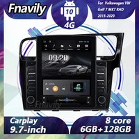 fnavily android 10 car radio for volkswagen vw golf 7 mk7 rhd video navigation dvd player car stereos audio gps dsp bt 2013 2020