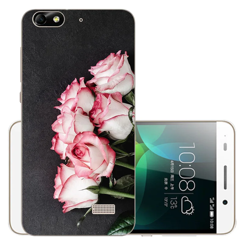 Чехол-книжка 5,0 дюйма для huawei Honor 4C, чехол CHC-U01, CHM-U01 чехол для huawei Honor 4C, мягкий силиконовый чехол для huawei G Play Mini - Цвет: AFBMGQ