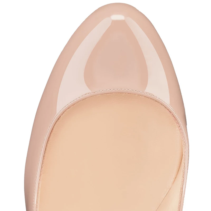 

2 Color Luxury Sexy Platform Clear Women High Heels 8 10 12cm Pink Black Red Bottom Ladies Mules Wedding Dress Party Shoes 35-44