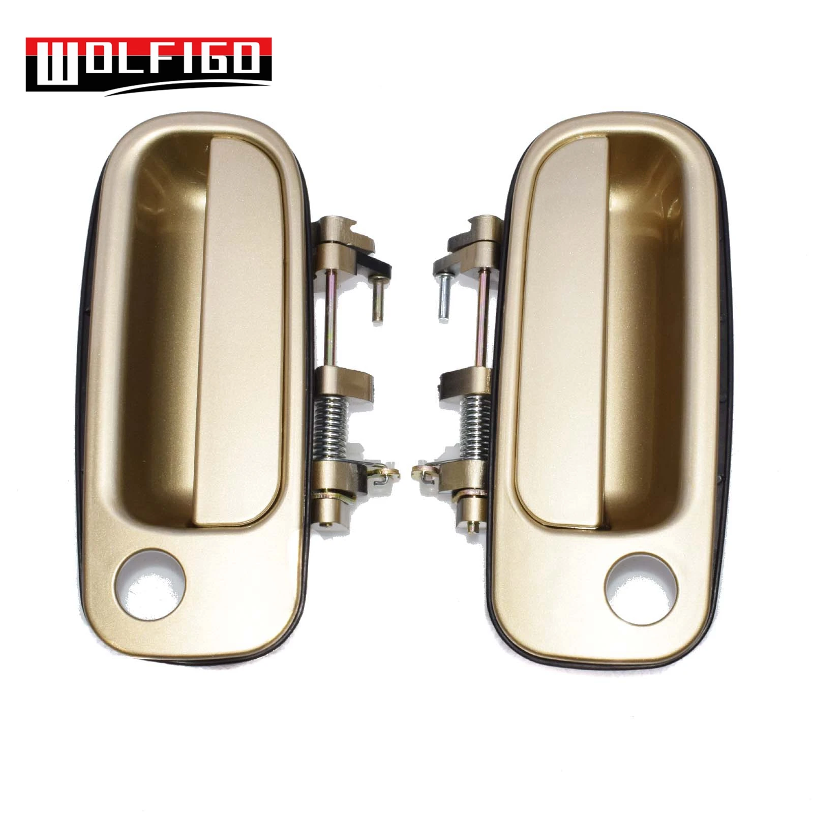 WOLFIGO пара Бежевых/черных/белых наружных дверей автомобиля передняя левая и