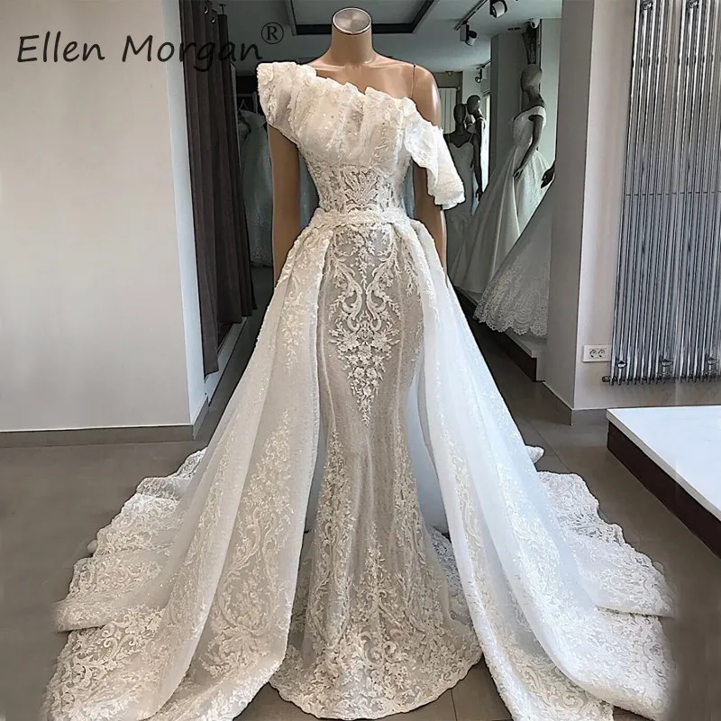 Съемные юбки цвета слоновой кости свадебные платья русалки реальные фотографии