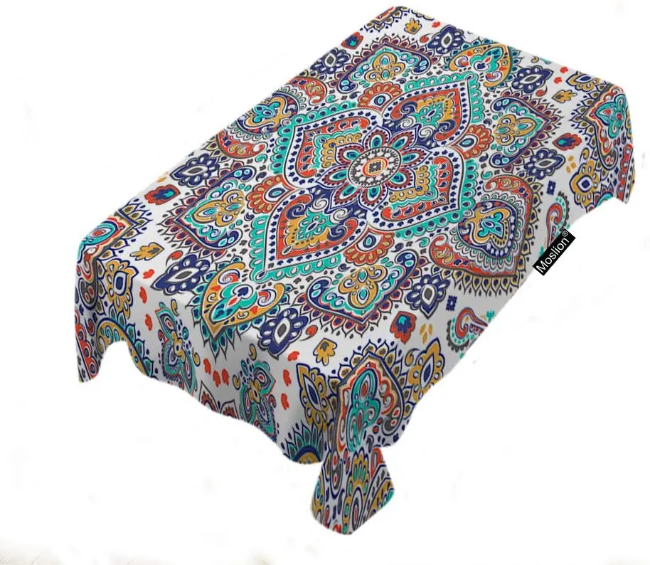 Богемная скатерть индейский цветочный узор Пейсли медальон ретро этнический