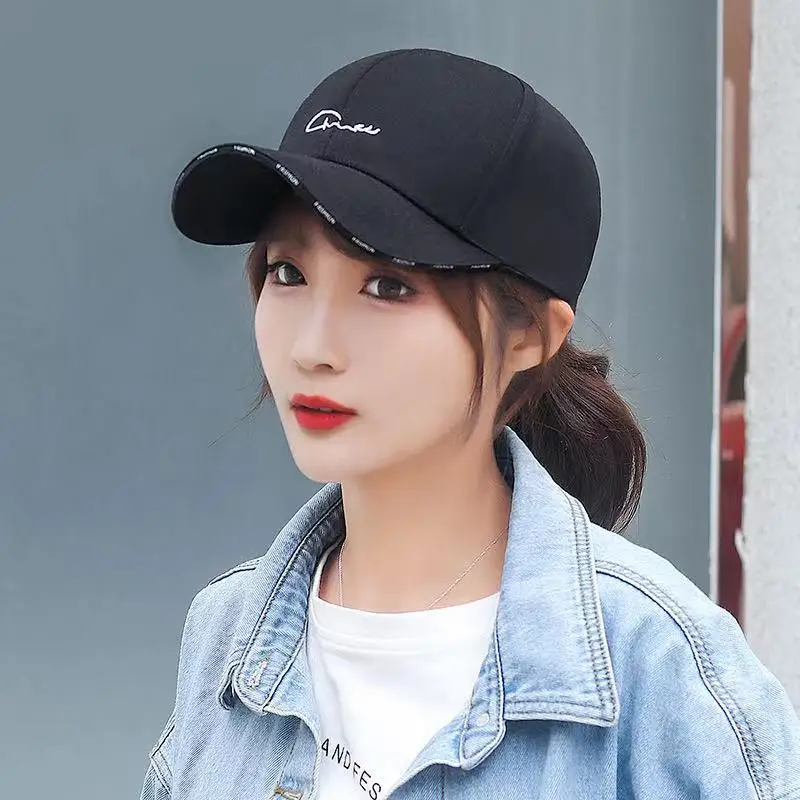 

2021 new Golf Cap Baseball Cap cute sun cap fishing cap men's and women's Embroidery flat top hip hop cap duck tongue hat