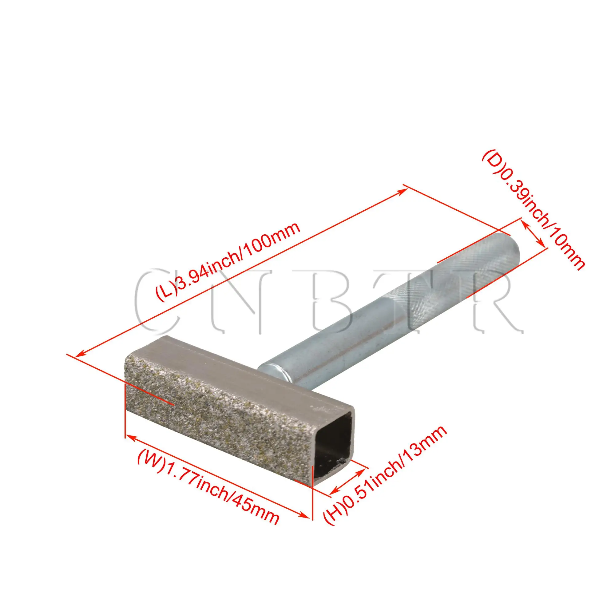 

CNBTR Grinding Wheel Dresser with Flat Diamond Coated Surface 10x4.5x1.3cm