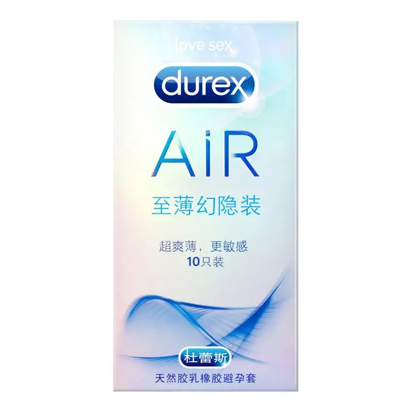 Durex Air невидимые тонкие презервативы для мужчин новое поколение пенис рукав