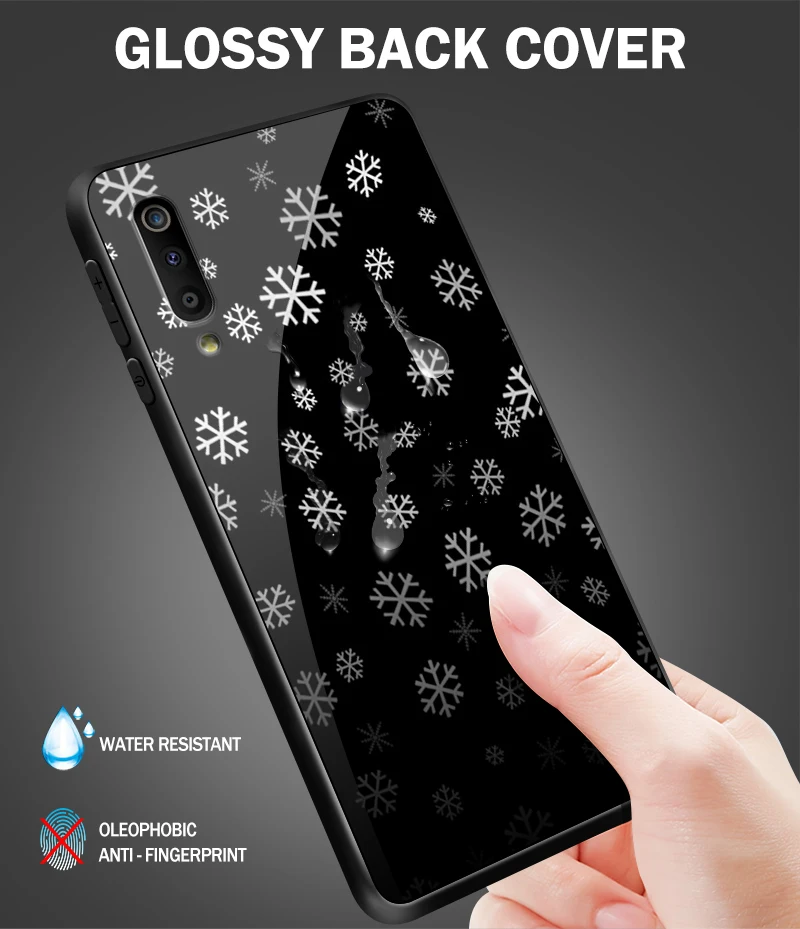 Чехол для телефона для samsung Galaxy A10 A20 A30 A40 A50 A6S A70 A8S A80 A90 закаленное Стекло крышка J4Plus M10 M20 M30 Note9 защитный чехол