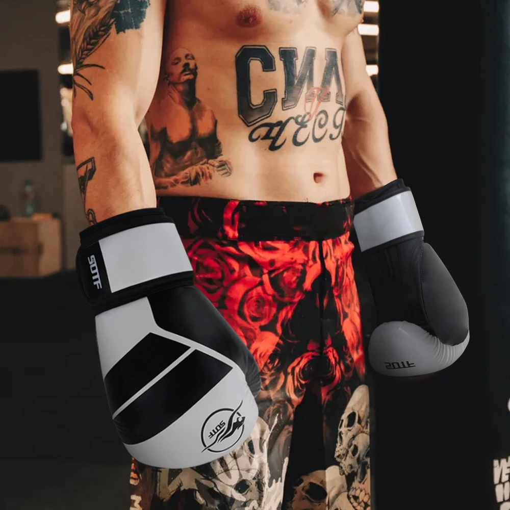 Боксерские перчатки SUOTF Mma боевая техника Тигр Муай Тай Бокс боксерские Лапы Для