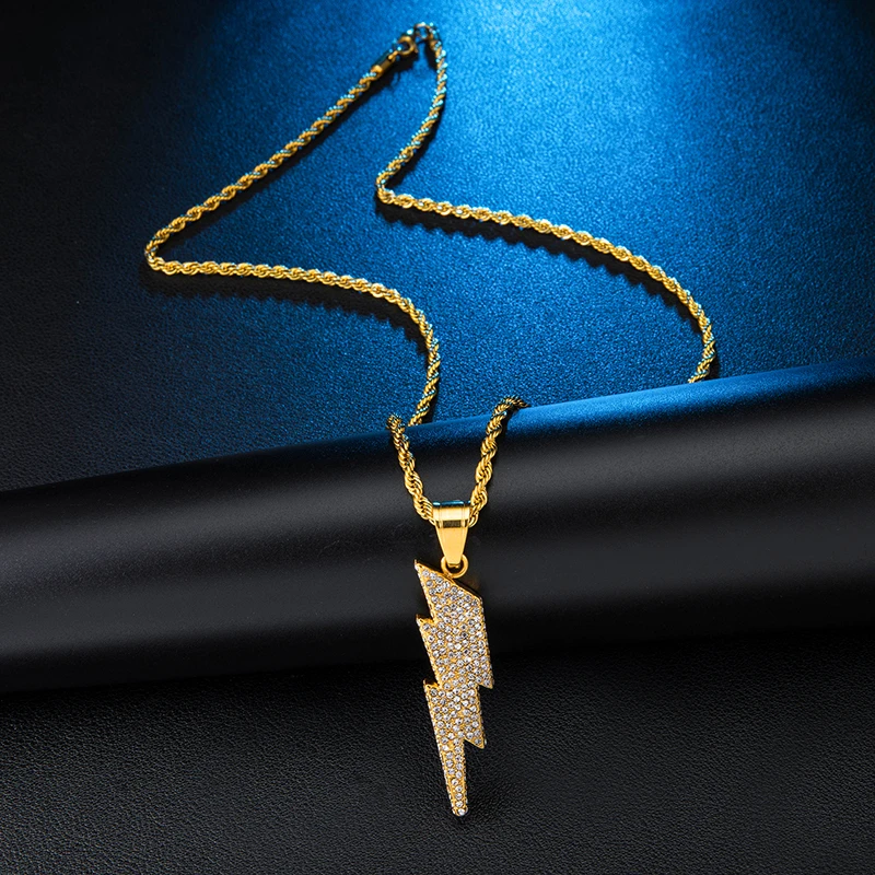 Цепочка с подвеской в стиле хип-хоп из нержавеющей стали | Украшения и аксессуары